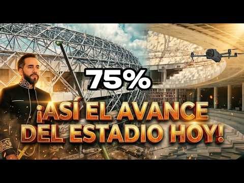 75% DE AVANCE DEL ESTADIO NACIONAL #elsalvador 🇸🇻