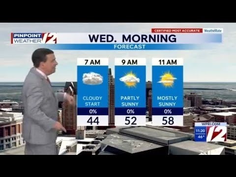 WPRI 12 Weather Forecast 4/28/26 Cloud-Sun Mix Wednesday