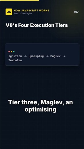 V8's Four Execution Tiers #javascript