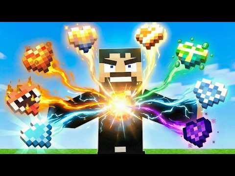 Crafting CUSTOM HEARTS in Minecraft