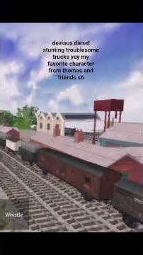 devious diesel stunting troublesome trucks yay my favorite character from thomas and friends s6