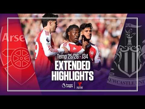Arsenal vs. Newcastle | Highlights Premier League | Jornada 34 | Telemundo Deportes