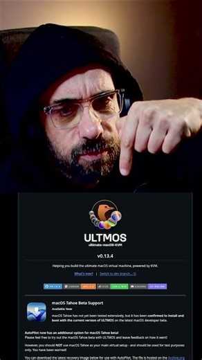 ultimate macOS KVM Ultimos helping you build the ultimate macOS virtual machine, powered by KVM.