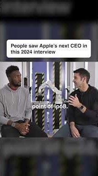The 2024 Interview That Previewed Apple's Next CEO