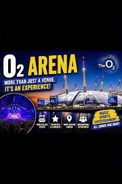 Inside the O2 Arena: The World’s Most Popular Music Venue #facts #shorts