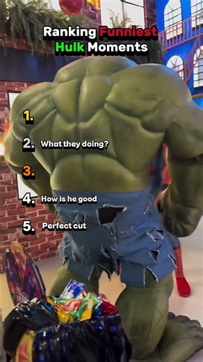 Rankimg Funniest Hulk Moments 😂