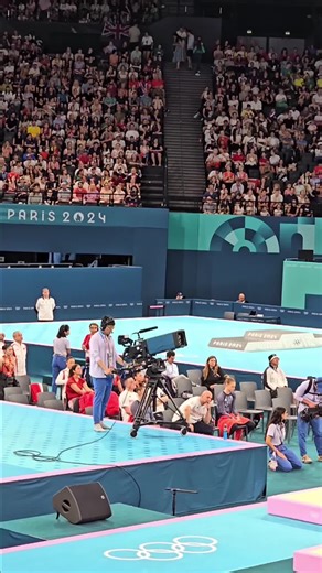 Behind the Scenes of #Paris2024 Olympics Trampoline 🫡