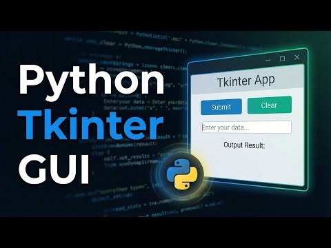 Python Tkinter Tutorial: Create Desktop Apps In Seconds