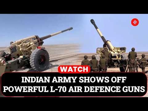 Indian Army Displays L-70 Air Defence Guns In Bhuj | Op Sindoor