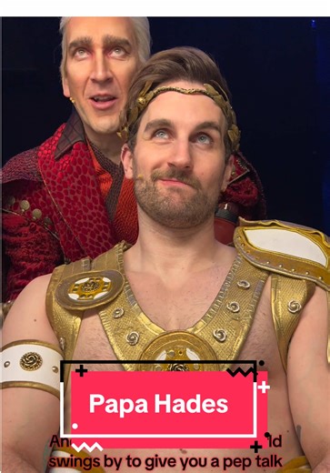 Hades is always watching 😂 #theatre #musical #bts #disney #hercules