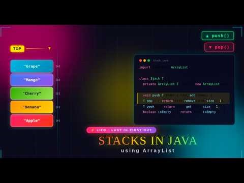 Learn Stack in Java with ArrayList | Easy Collection Framework Tutorial
