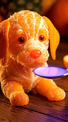 The Cutest Magical Orange Puppy! 🍊✨ | Oddly Satisfying AI Art