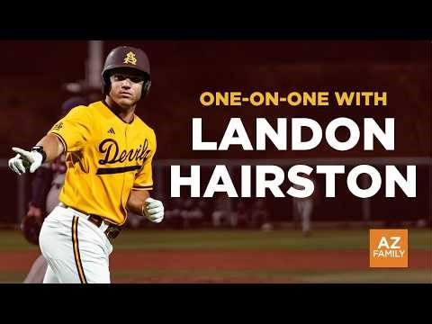 1-on-1 with ASU baseball slugger Landon Hairston | Arizona's Family Sports
