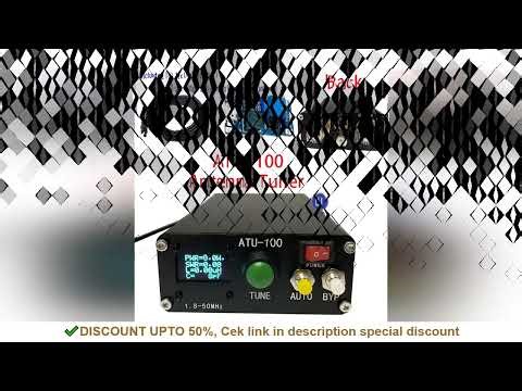 ATU-100 atu100 Machine 1.8-50MHz ATU100mini Automatic Antenna Tuner by N7DDC 7x7 3.2Firmware