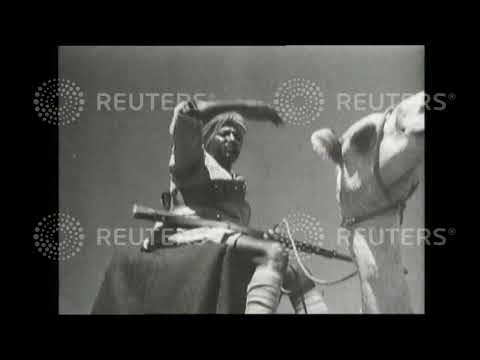 1941 The British advance in Ethiopia (formerly Abyssinia) including tribesmen ready for revolt