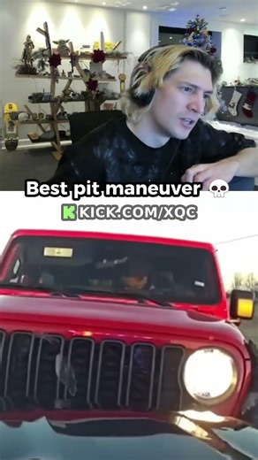 xQc SHOCKED at this Pit Maneuver.. 🚓💀 #livestreamfails