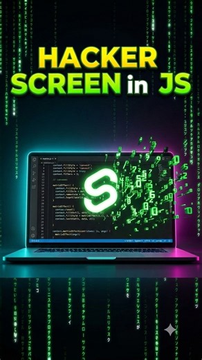 I Created a Hacker Screen Using JavaScript 💻🔥| Dev With Pawan