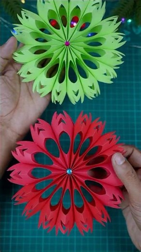 Paper Snowflake Creations ✂️❄️Handmade Holiday Décor