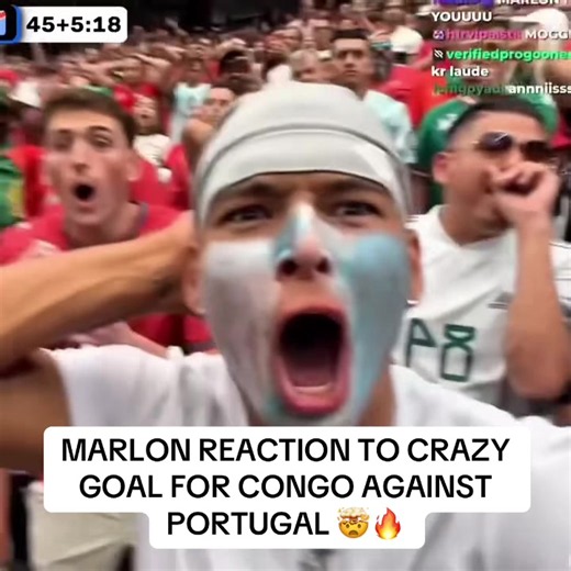 Marlon couldn’t believe it. 🔥🔥 (@Marlon) #marlon #futbol #worldcup #soccer #portugal🇵🇹