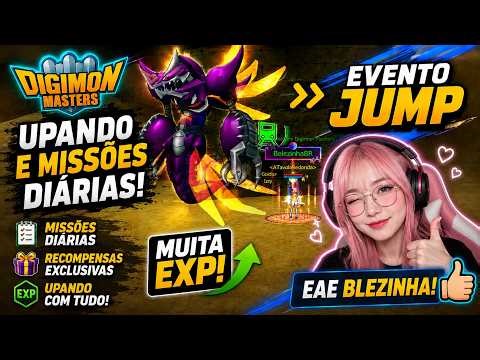 DO LEVEL 1 AO TOPO! ⚡ Fazendo o Evento Jump no Digimon Masters Online