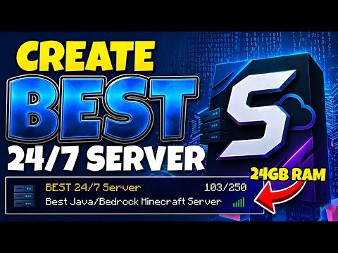 How to Make Free 24/7 Server | Java + PE | Minecraft Server Free