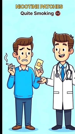 Nicotine patches: Quite Smoking immediately 🚭#health#animation#medicalanimation#medical#shortvideo