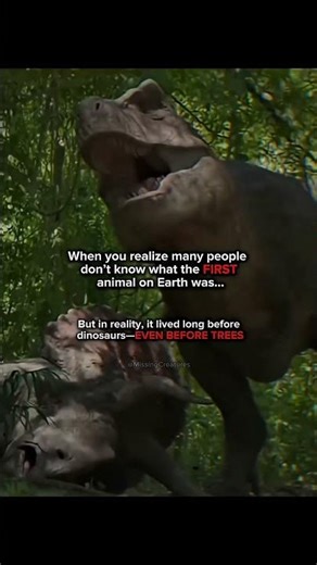 First animal! #prehistoric #extinct #animal