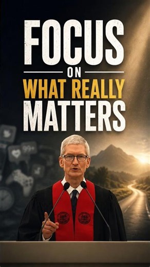 Tim Cook's Powerful Advice: Focus on What Really Matters | Life-Changing Motivation