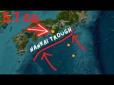 5.7 Earthquake Nankai Trough Subduction Zone. Deep Eqs Japan Region. Saturday update.