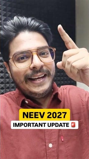NEEV 2027 - Important Update! 🚨 #class9