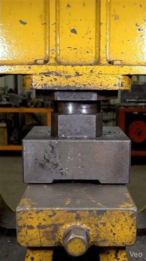 Original Diamond crushed by hydraulic press machine