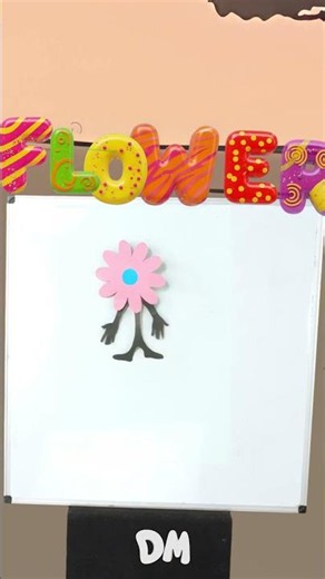 Learning the Letter F! 🌻 F - Flower #alphabet #education #shorts