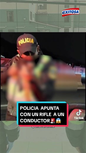 Policía Nacional del Perú: Tiroteo con Conductor