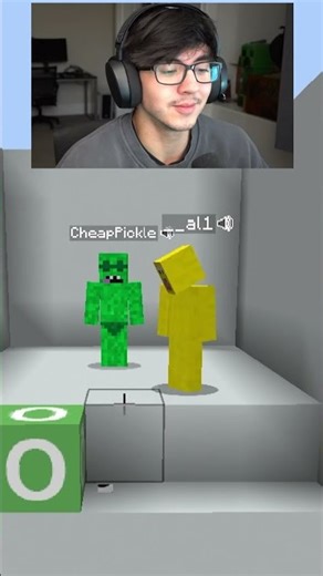 he has a WHAT???😂minecraft Guess Word Cheappickle VS AL1 #minecraft #shorts #minecraftshorts