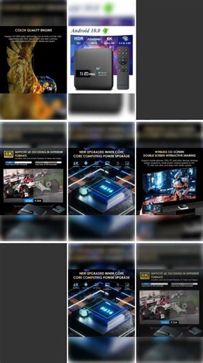 H20PRO Android 10.0 TV Box Allwinner H616 With Voice Assistant 2.4&5.8G Dual Wifi 100LAN Support ...