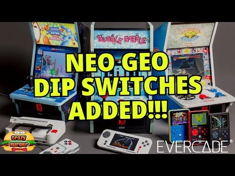 NEO GEO Dip Switches NOW Added To Evercade!