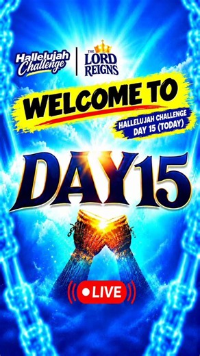hallelujah challenge Oct 2026 day 15 live with Nathaniel Bassey @NathanielBasseyMain