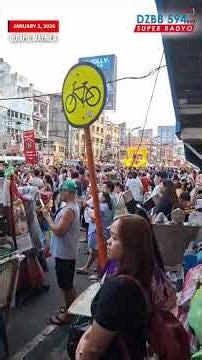 Sitwasyon sa Quiapo, Manila as of 5:12 PM, Dec. 3 | GMA Integrated News