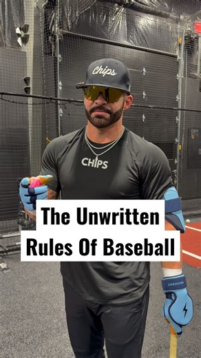 The Unwritten Rules Of Baseball #baseball #baseballszn #athlete