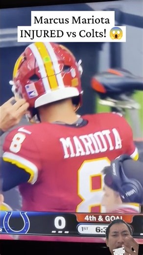 Marcus Mariota INJURED vs Colts! 😱 #NFL #nflhighlights #cfb # #collegefootball