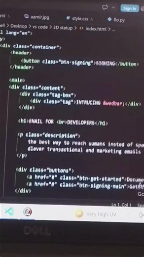 Create a Stunning 3D Gradient Animation with HTML & CSS | VS Code Tutorial