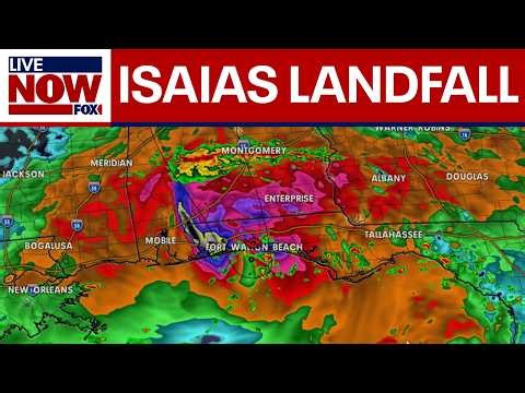 BREAKING: Hurricane Isaias makes landfall in Florida Panhandle as Category 2 storm