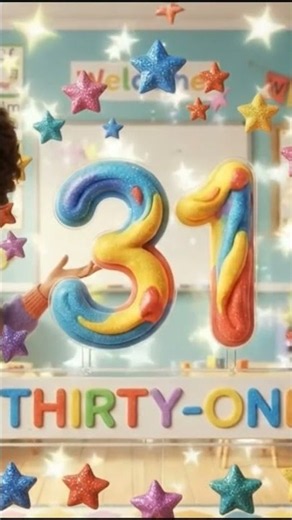31 | Thirty One | Number 31 | Counting with Spelling | #educationalvideos #sproutschool