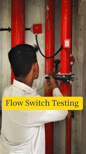 Flow Switch Testing | Sprinkler Line | Butterfly valve open #fyp #foryou #safetyfirst #fypシ゚viralシfypシ゚ #reels | FIRE Alarm SEFTY WARKS
