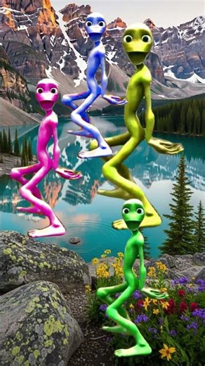 Funny alien dance dame tu cosita | Part - 1 | #funny #alien #aliendance #color #crazzyalienz