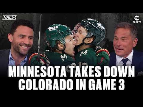 The Minnesota Wild Are FIRED UP After a Big Game 3 Win Over Avs 🔥