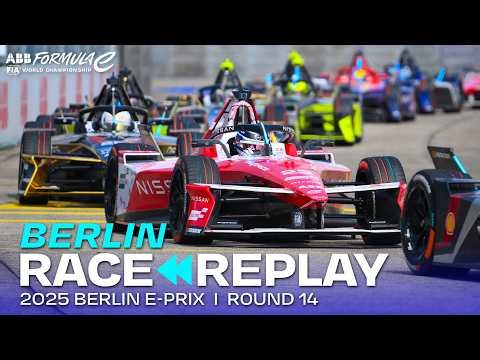 FULL RACE REPLAY | 2025 Berlin E-Prix Round 14 | Formula E