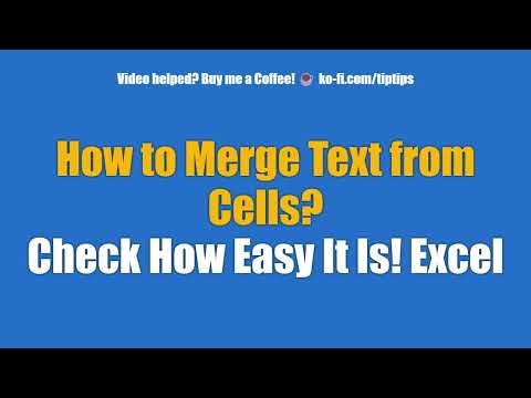 How to Merge Text from Cells? Check How Easy It Is! Excel
