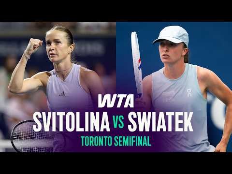 Elina Svitolina vs. Iga Swiatek | 2026 Toronto Semifinal | WTA Match Highlights