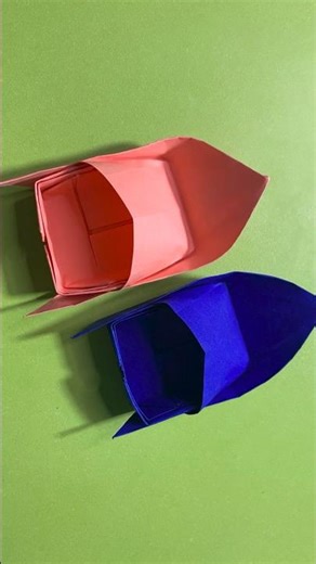 How to Make a Paper Speedboat #diy #craft #trending #shorts #shortvideo